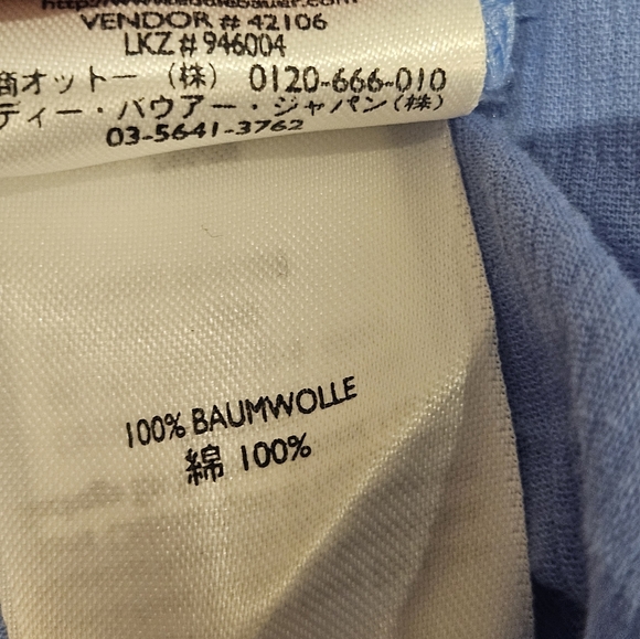 EDDIE BAUER Blue dress shirt - Picture 7 of 9